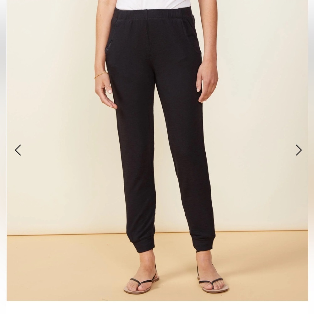 Monrow Classic Supersoft Black Joggers Xs